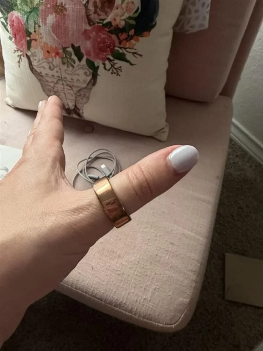 Oura Ring, Gen 4, Size 9, Rose Gold
